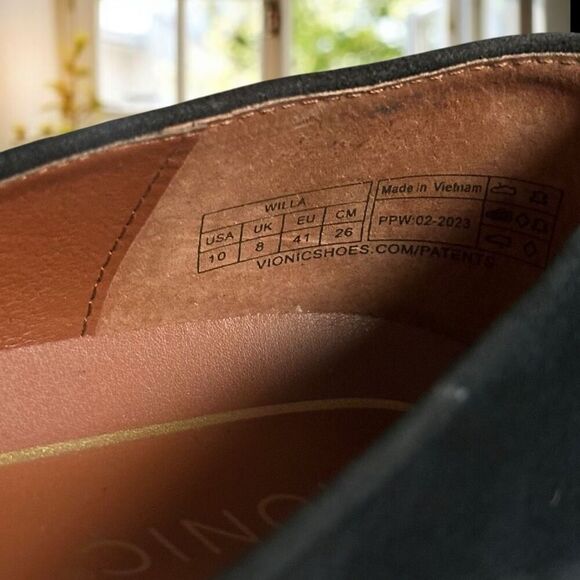 VIONIC Willa Leather Suede Slip On Flats Loafer Womens - Picture 12 of 14